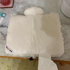 White and Brown Plush Stuffed Animal Pillow both for sale